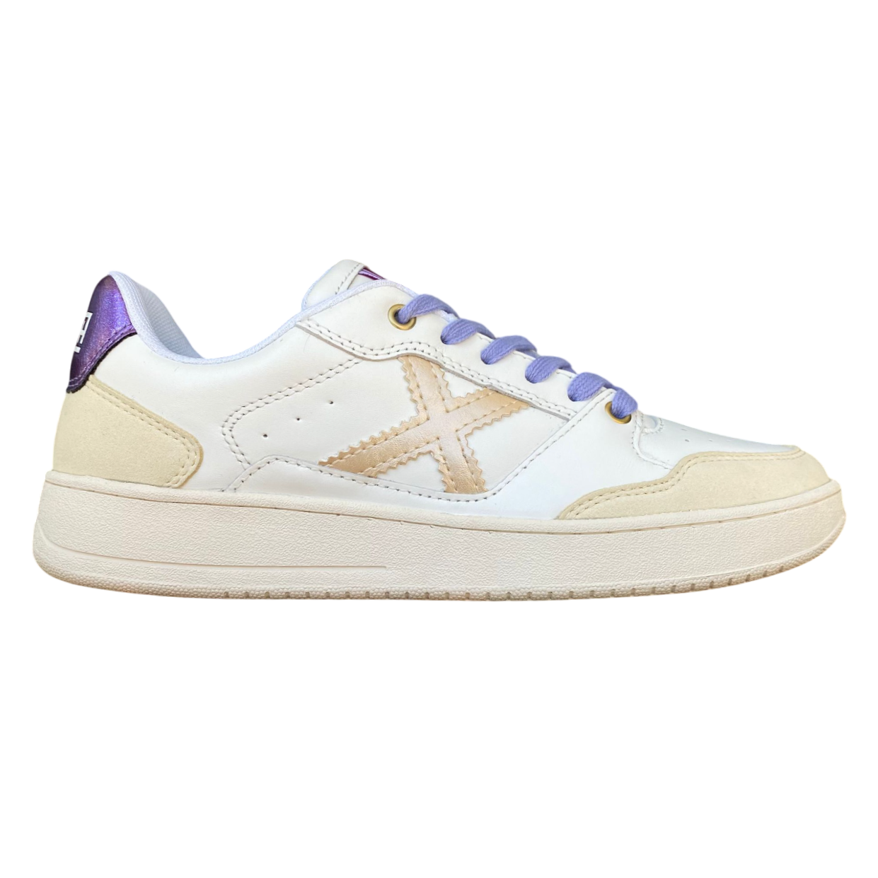 Munich scarpa sneakers donna Legit 100 8908100 bianco-viola