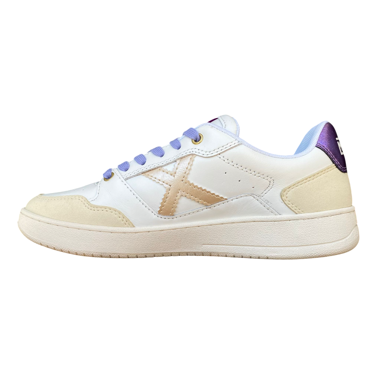 Munich scarpa sneakers donna Legit 100 8908100 bianco-viola