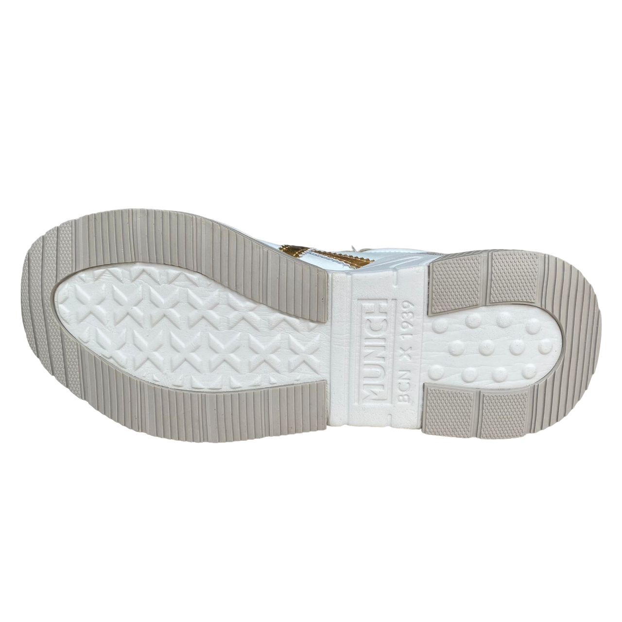 Munich Wave 169 | Sneakers Donna Bianco-Oro | Cod. MW169 | Sportiamo