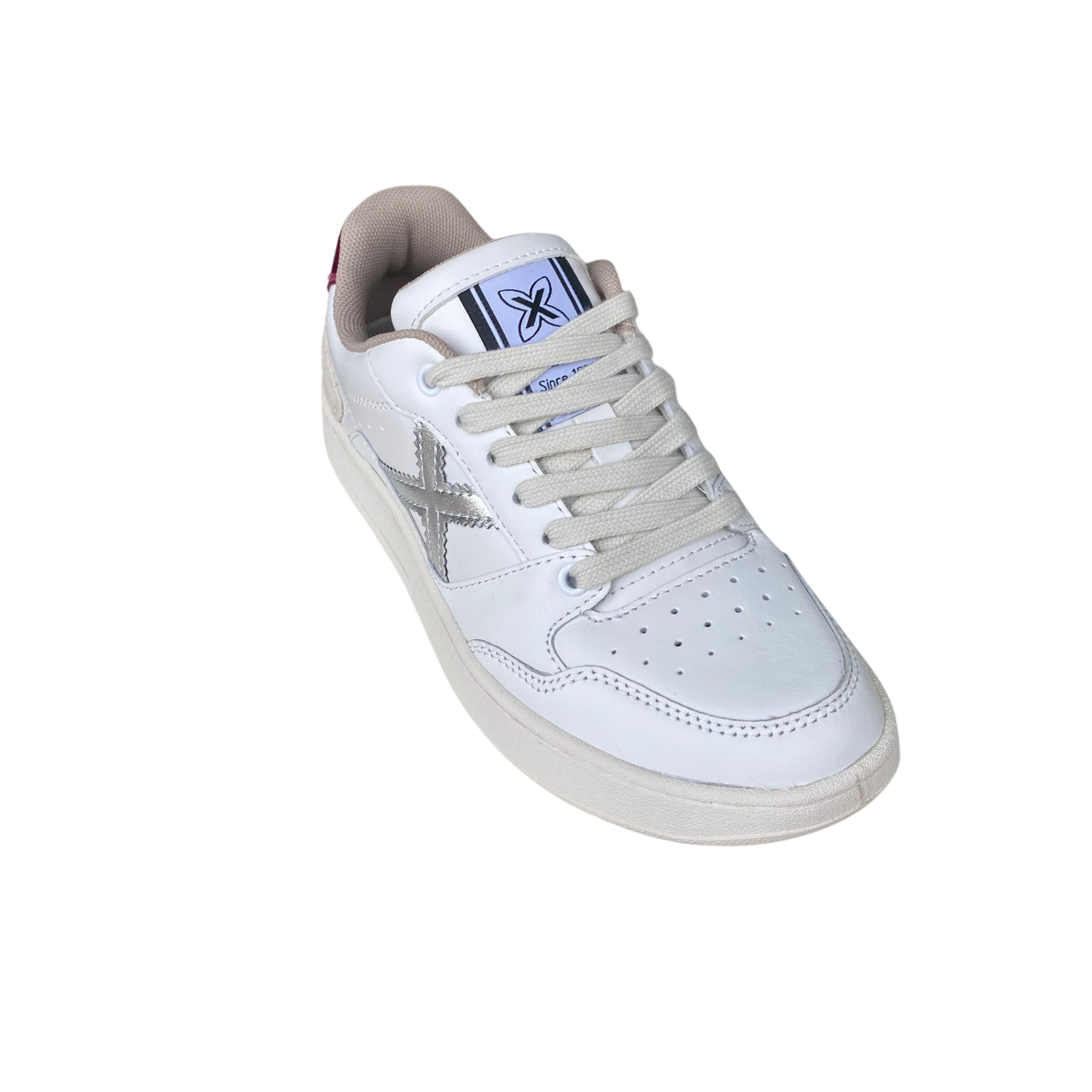 Munich Sneaker Legit 95 8908095 Bianco Argento Fucsia Donna