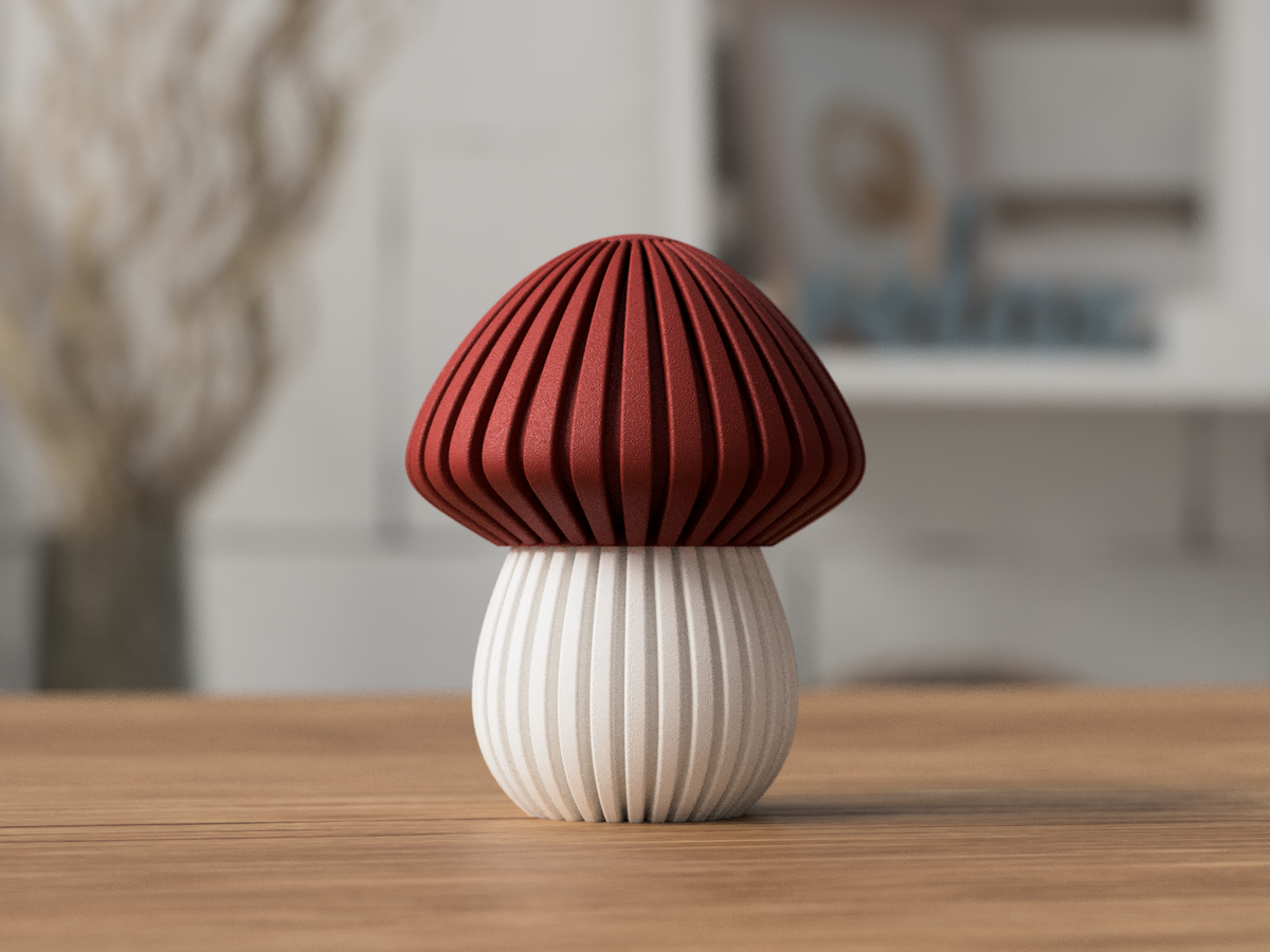 MUSHROOM: Home Decor Fungo Decorativo Porta Tealight 3D