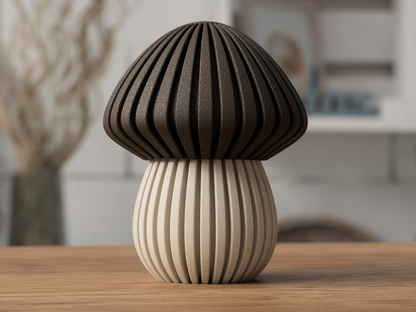 MUSHROOM: Home Decor Fungo Decorativo Porta Tealight 3D
