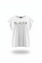 Blauer Women's T-Shirt Mohawk 26SBLDK02415 007507 100 White – Printed Logo