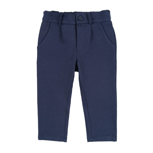 Blaue Chinohose