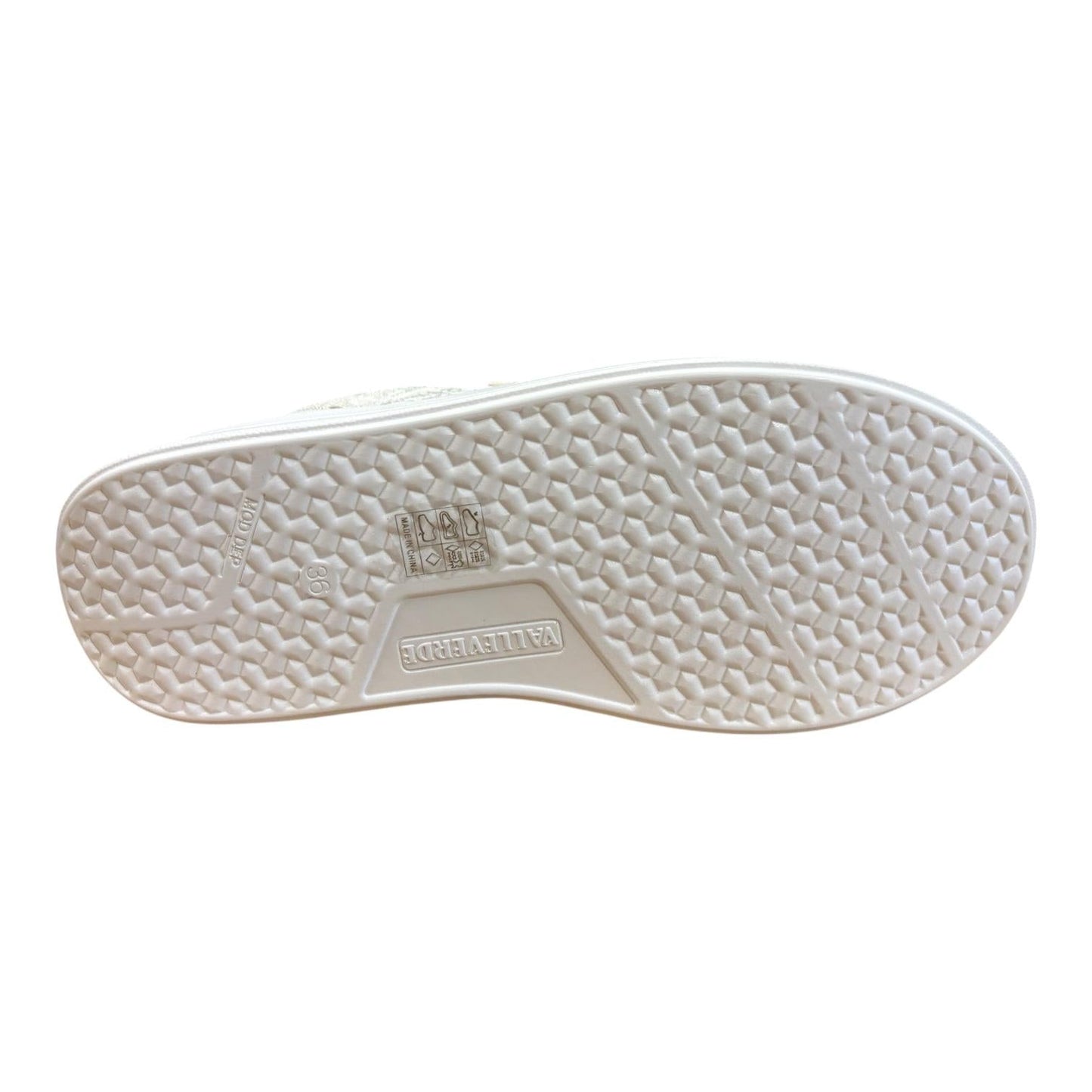 Valleverde Lifestyle Sneakers Donna Bianco Argento - 35496