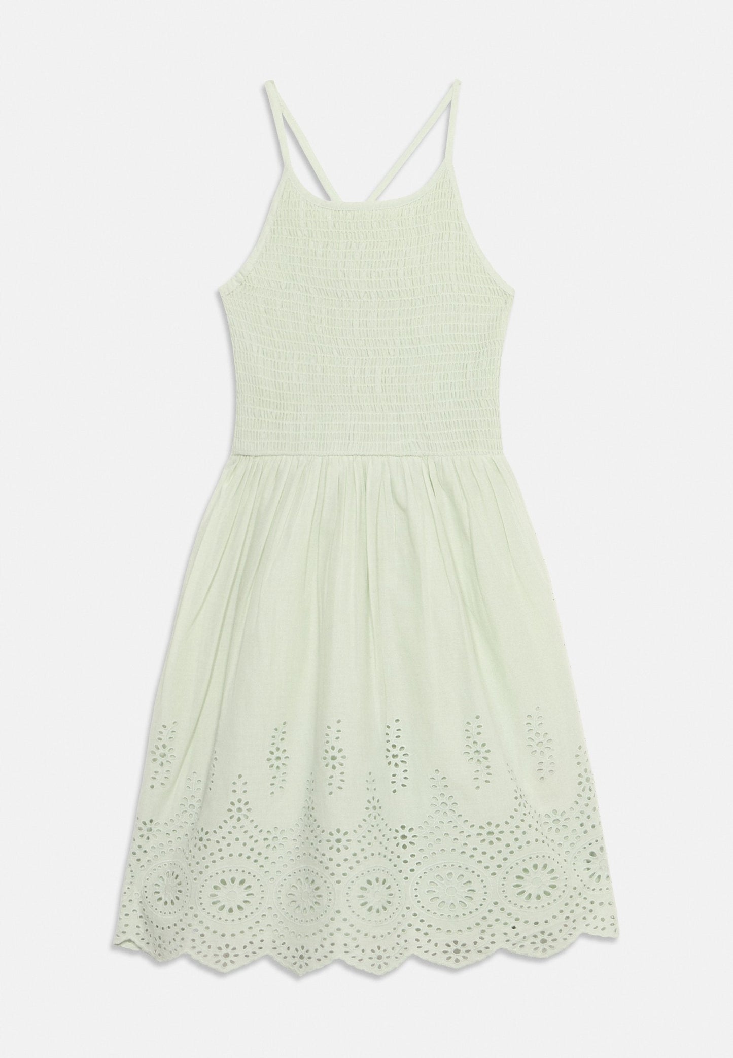 Only Vestito Ragazza KOGBONDI LIFE 15368460 Verde | Abito Casual PE26