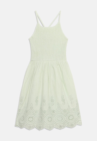 Only Vestito Ragazza KOGBONDI LIFE 15368460 Verde | Abito Casual PE26