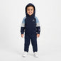 Champion Felpa Junior Chiusa con Cappuccio 307715 BS501 Blu
