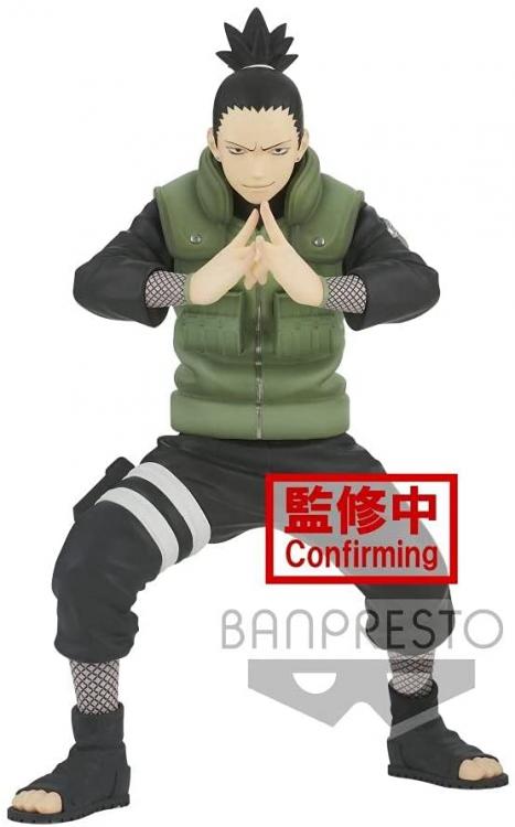 BANPRESTO STATUE NARUTO SHIPPUDEN VIBRATION STARS SHIKAMARU NARA - FIGUR VOL.A