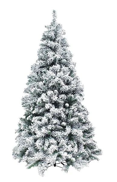 Kettinson Slim Christbaum 150 cm mit 418 Zweigen, beschneit