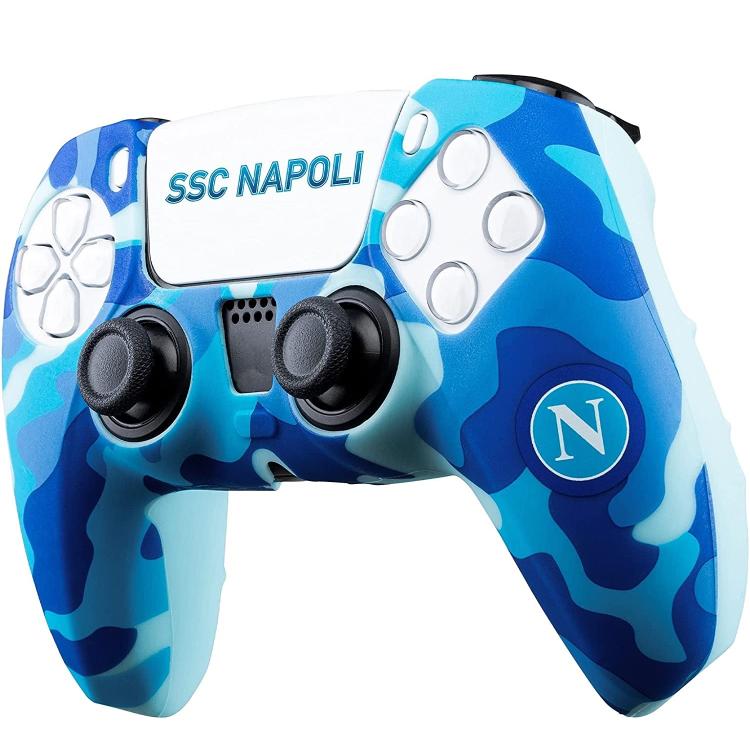 COVER CONTROLLER PS5 DUALSENSE PLAYSTATION 5 SKIN SSC NEAPEL SILIKON HÜLLE PAD