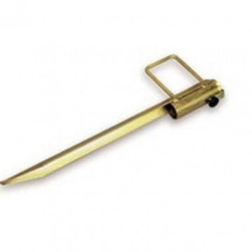 Galvanized iron stake, 42 mm inner diameter, steel