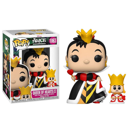 Funko Pop ! Disney Alice In Wonderland 70Th - (1063) Queen W/King Figure 9cm