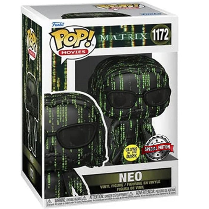 Funko Pop! Movies Matrix - (1172) Neo Figur G.I.T.D. Special Edition Vinyl Exm