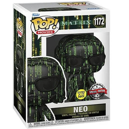 Funko Pop! Movies Matrix - (1172) Neo Figur G.I.T.D. Special Edition Vinyl Exm