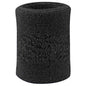 Elastic Sweatband Wristband Terry Cotton for Tennis/Sports/Gym Black