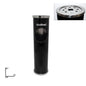 Floor-Standing Metal Ashtray Bin Outdoor Office Trash Can Black