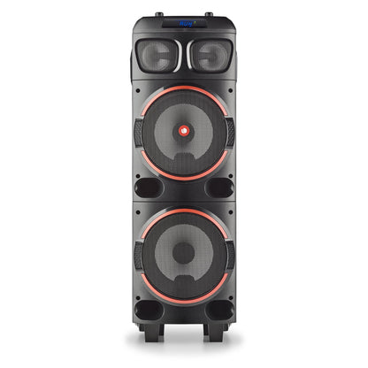 Ngs Cassa Portatile Ricaricabile 300W Amplificata Dj Party Trolley Bluetooth Tws