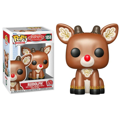 Funko Pop! Movies Rudolph – (1858) Rudolph Sitting Vinyl Figur Sammelfigur 9cm