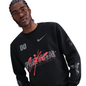 NIKE Men's Sweatshirt NSW Crew Club IF1765-010 Black – Crewneck Premium Cotton, Iconic Style