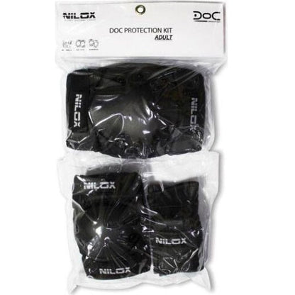 Nilox Kit Protezione Nero Bici/Scooter/Hoverboard Per Adulto Unisex Set 6 Parti