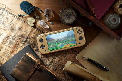 Nintendo Switch Lite Konsole Hyrule Edition Special + 12M Nso (Gold) Tragbar
