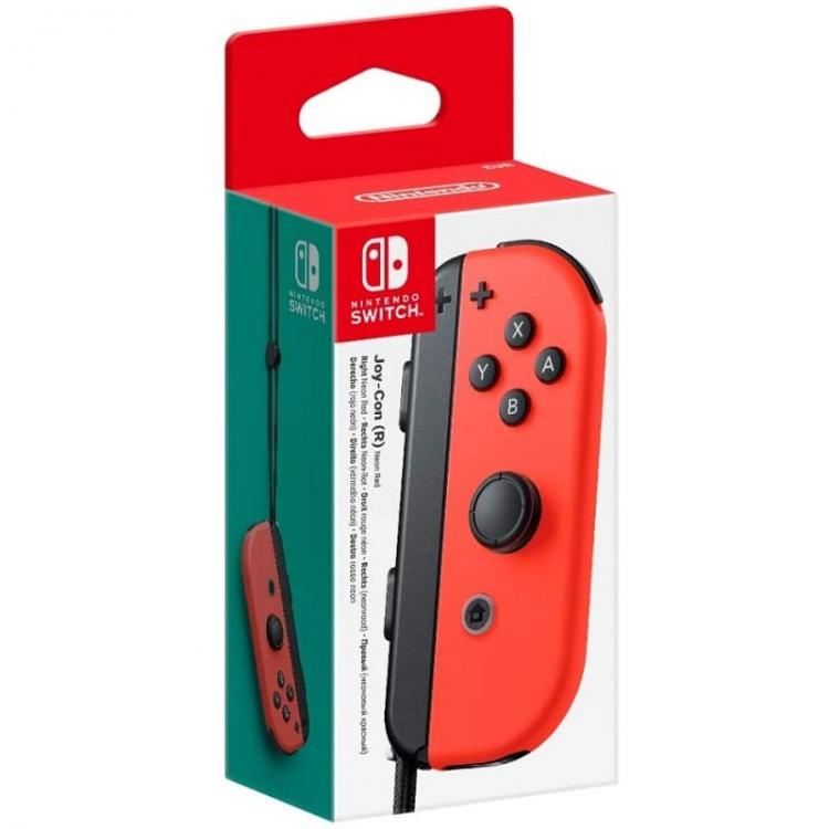 Nintendo Switch Joy-Con Rechts-Joystick Pad Rechter Controller Kabellos Neon-Rot
