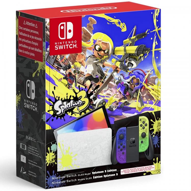 Nintendo Switch OLED Splatoon 3 Sonderedition Handheld-Konsole 64 GB Neu