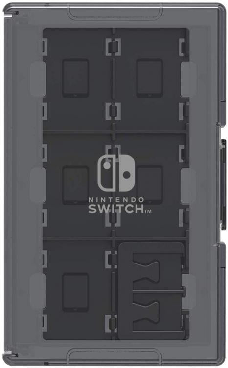 Game Card Case Aufbewahrungsbehälter Spiele 24 Stück Schwarz Hori Nintendo Switch Konsole
