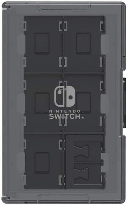 Game Card Case Aufbewahrungsbehälter Spiele 24 Stück Schwarz Hori Nintendo Switch Konsole