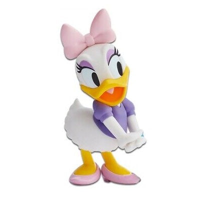 BANPRESTO Q POSKET DISNEY - FLUFFY PUFFY DAISY FIGUR DAISY DUCK BANDAI 14CM