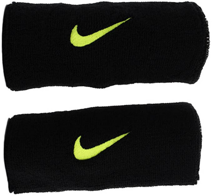 Nike Polsino tergisudore Swoosh lungo Wristbands NNN05023OS 023 Black/Grey