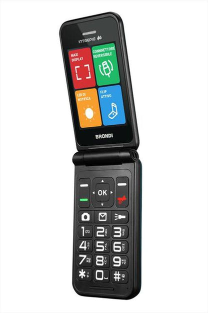 BRONDI INTREPID 4G (GRÜN) CLAMSHELL HANDY DUAL SIM KAMERA 2 MP