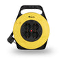 Ngs Cable Reel Extension Lead 10M with Overload Protection 4 Schuko/10A Bipolar 3500W 10 Metres