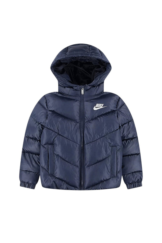 Nike Giubbino Puffer Sportswear ADP con Cappuccio per Bambino 36N074-U90 blu