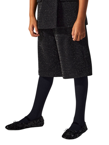 Name It Glitter Trousers 13248914 Black | Girls' shiny black comfortable party