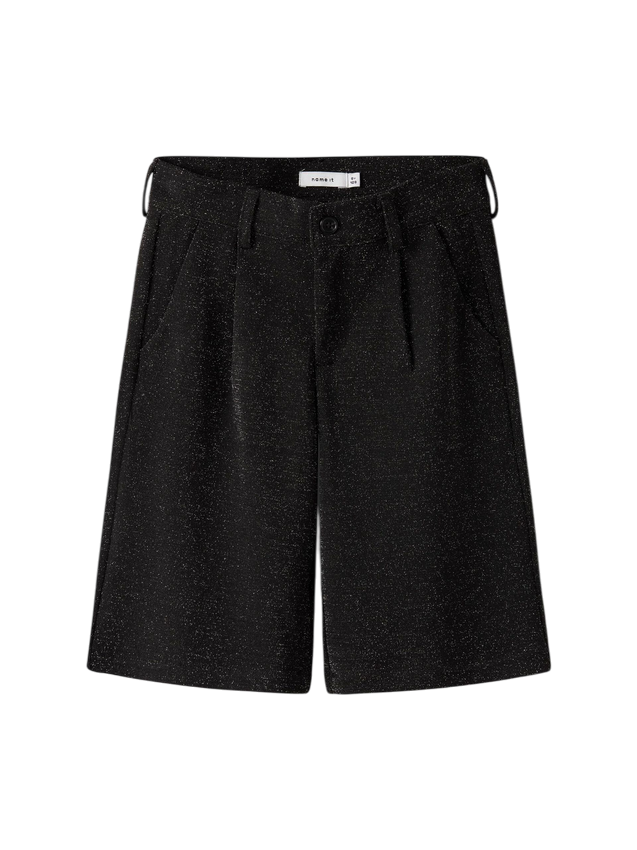 Name It Glitter Trousers 13248914 Black | Girls' shiny black comfortable party