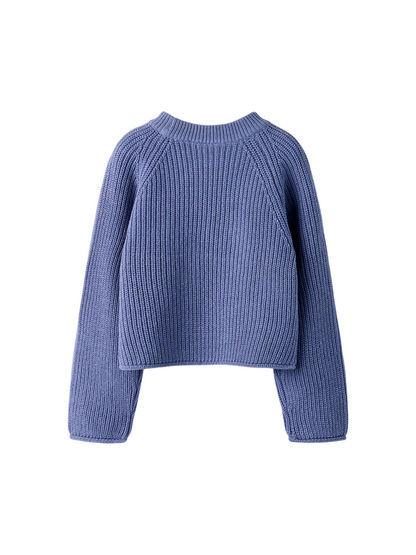 Name It Pullover Maglia Bambina 13234429 - Blue Ice - Viola