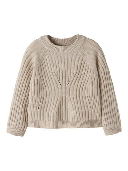 Name It Pullover Maglia Bambina 13244691 - Doeskin - Beige