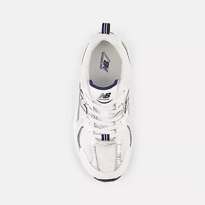 New Balance Lifestyle Sneakers Junior 530 BUNGEE LACE Bianco Argento - PZ530SB1