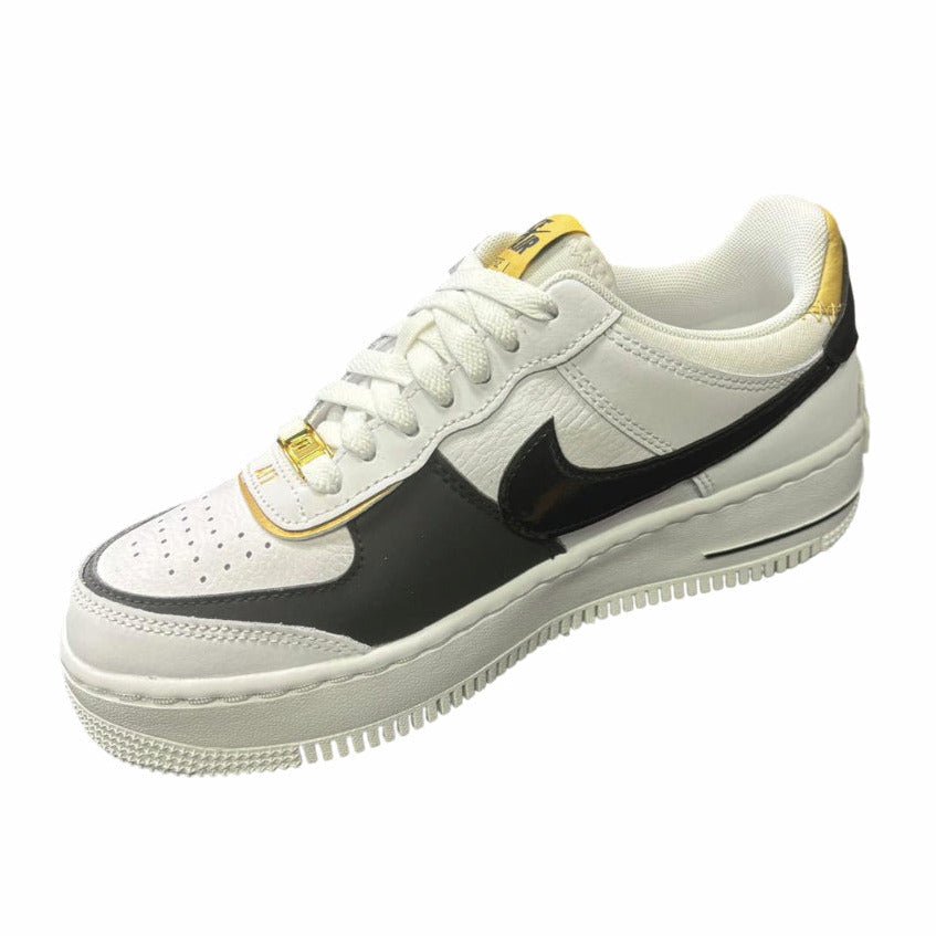 Nike Air Force 1 Shadow CI0919-125 Bianco Oro Nero