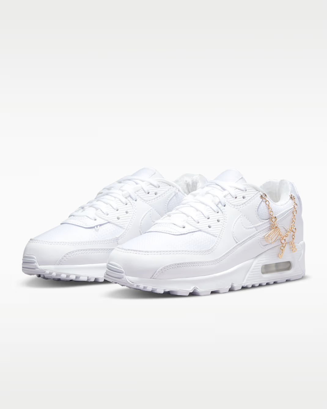 Nike Air Max 90 Premium Sneakers Donna Bianca - DH0569-100