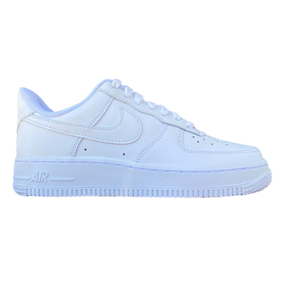 Nike Air Force 1 '07 DD8959-100 Bianco Donna Sneakers Pelle Premium Piattaforma