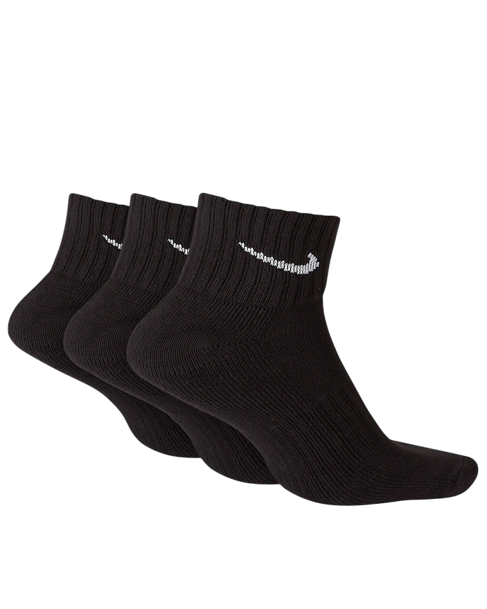 Nike Everyday Essential - Calze a mezza lunghezza SX6842-010 Nero (3 paia)
