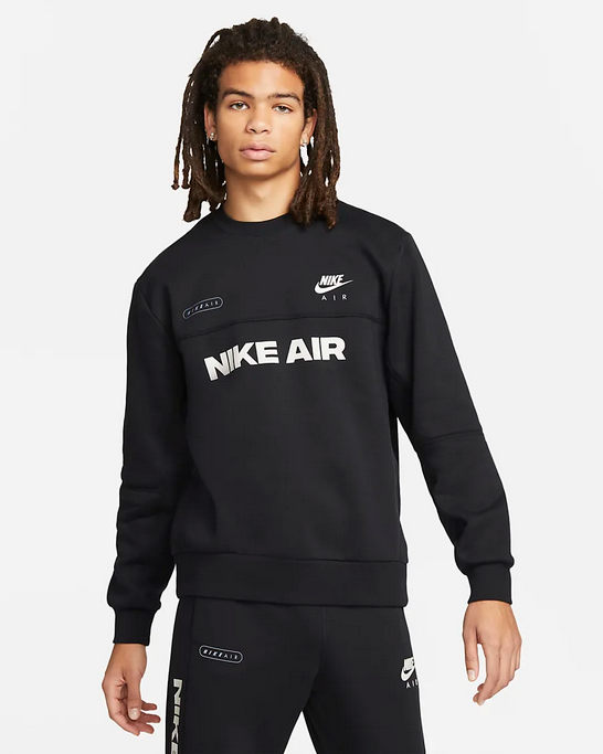 Nike Felpa Girocollo da uomo DM5207 010 nero