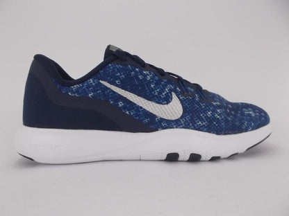 Nike Flex Trainer 7 917714 400 Scarpe Fitness Donna Binary Blue Metallic Silver - Tecnologia Flex