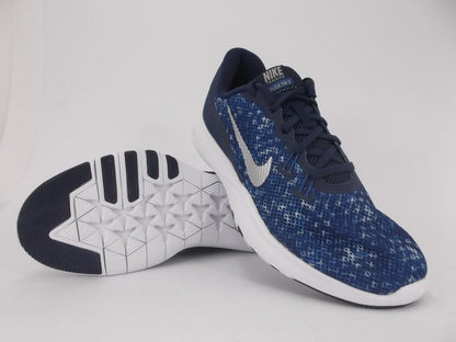 Nike Flex Trainer 7 917714 400 Scarpe Fitness Donna Binary Blue Metallic Silver - Tecnologia Flex