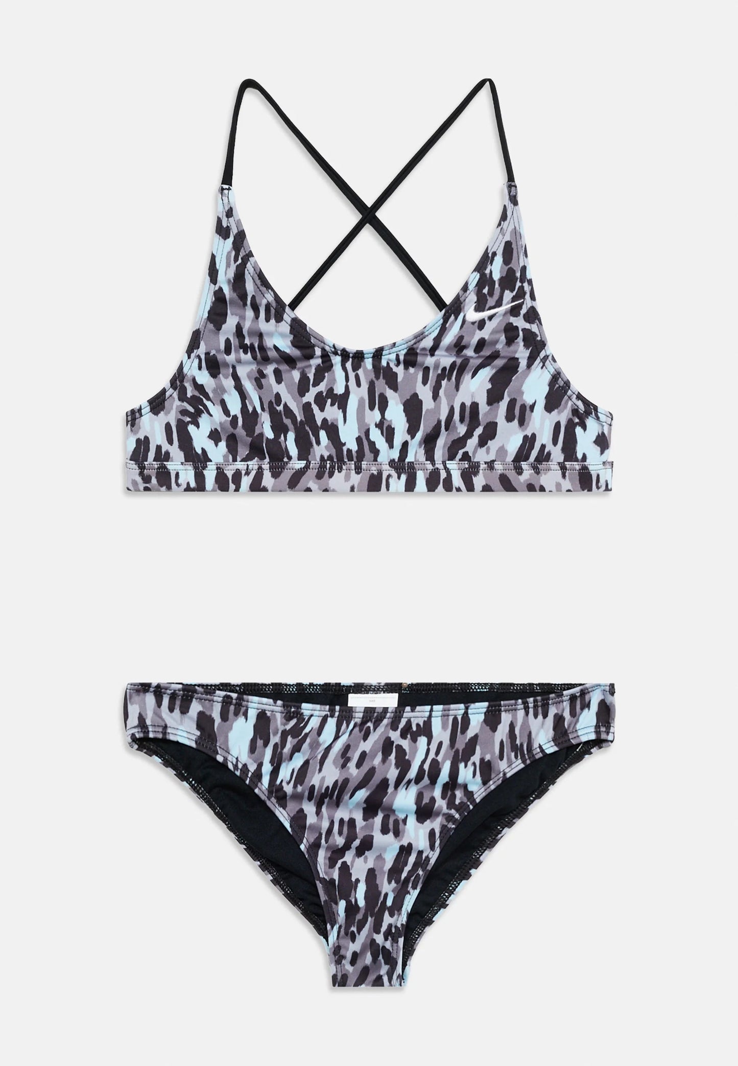 Nike Lace Up Bikini Junior Ragazza Nero - NESSF743GP-001