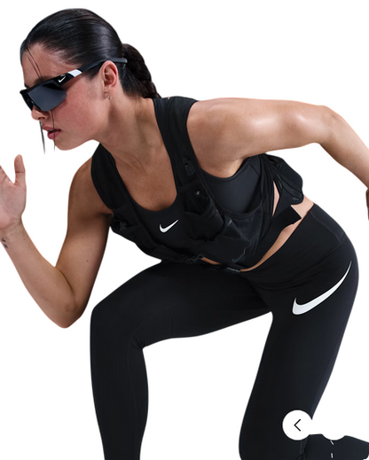 Nike Leggings Running Donna 7/8 Tempo Swoosh HV2304-010 Nero
