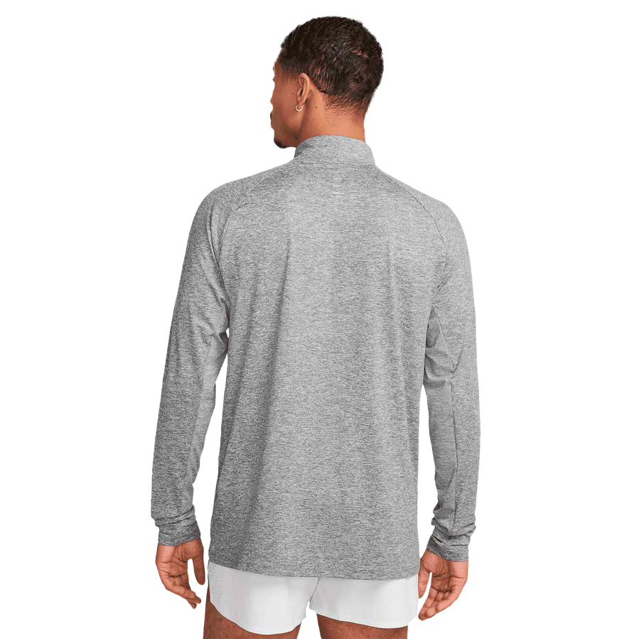 Nike Maglia Running Zip 1/4 Dri-FIT Stride Uomo Grigio - HV2180-084